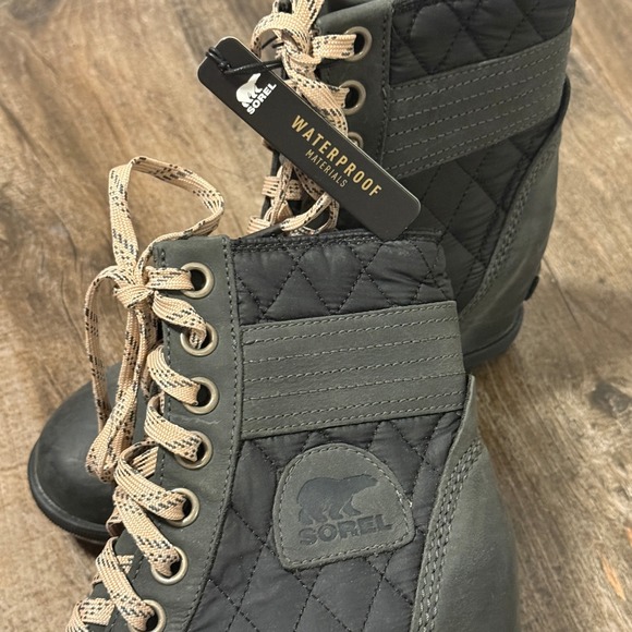 Sorel Women's Lexie Hidden Wedge Waterproof Booties,Dark Slate,6.5(NWT) - Picture 12 of 12